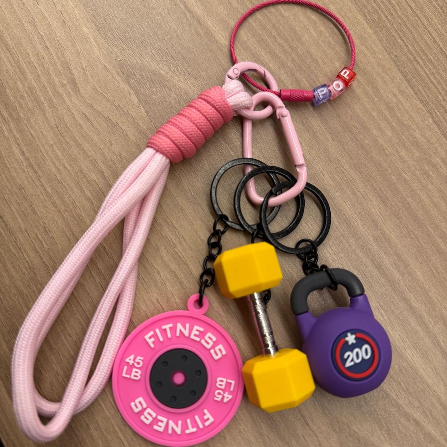 Weight Plate Keychain (Set)