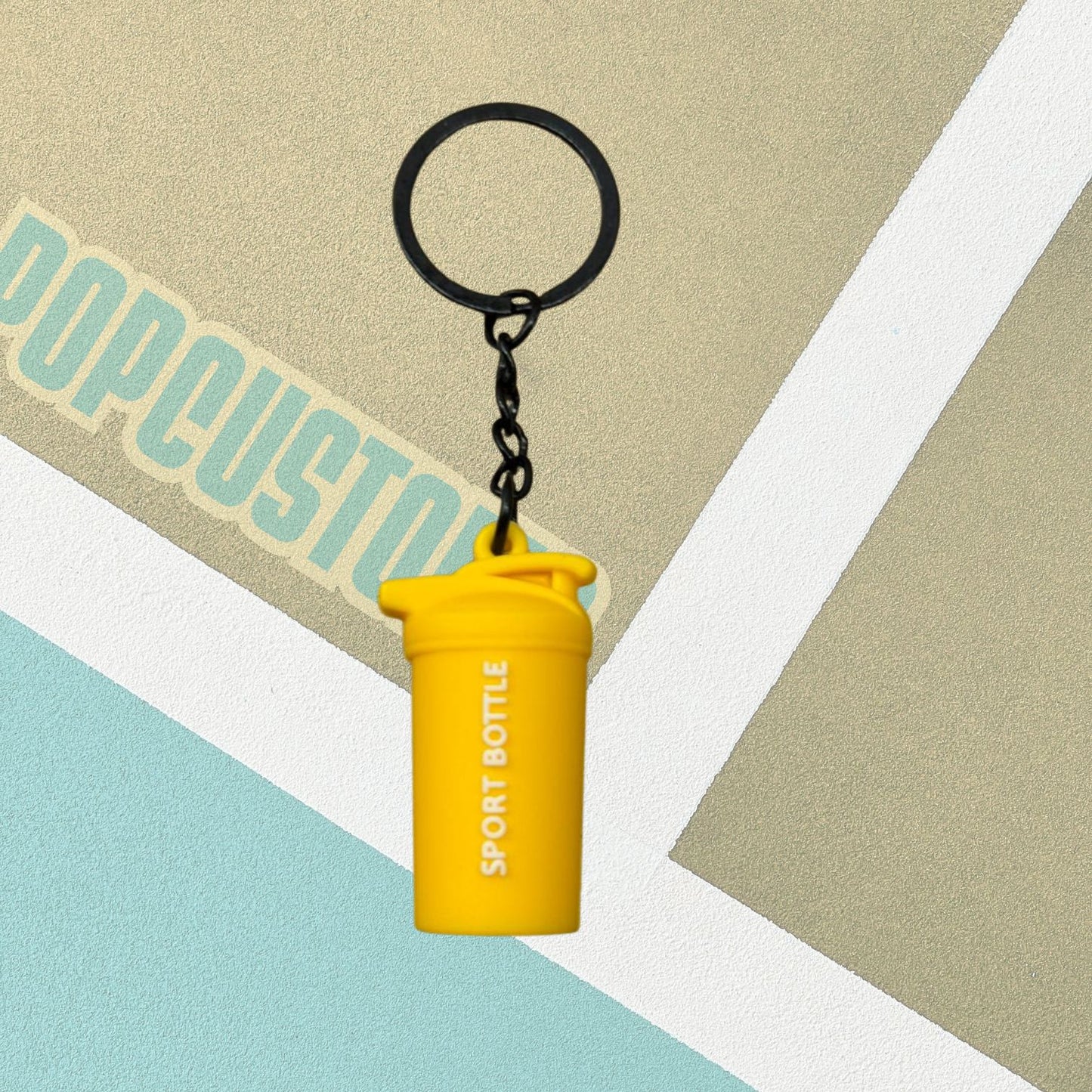 Gym Bottle Keychain (Single)