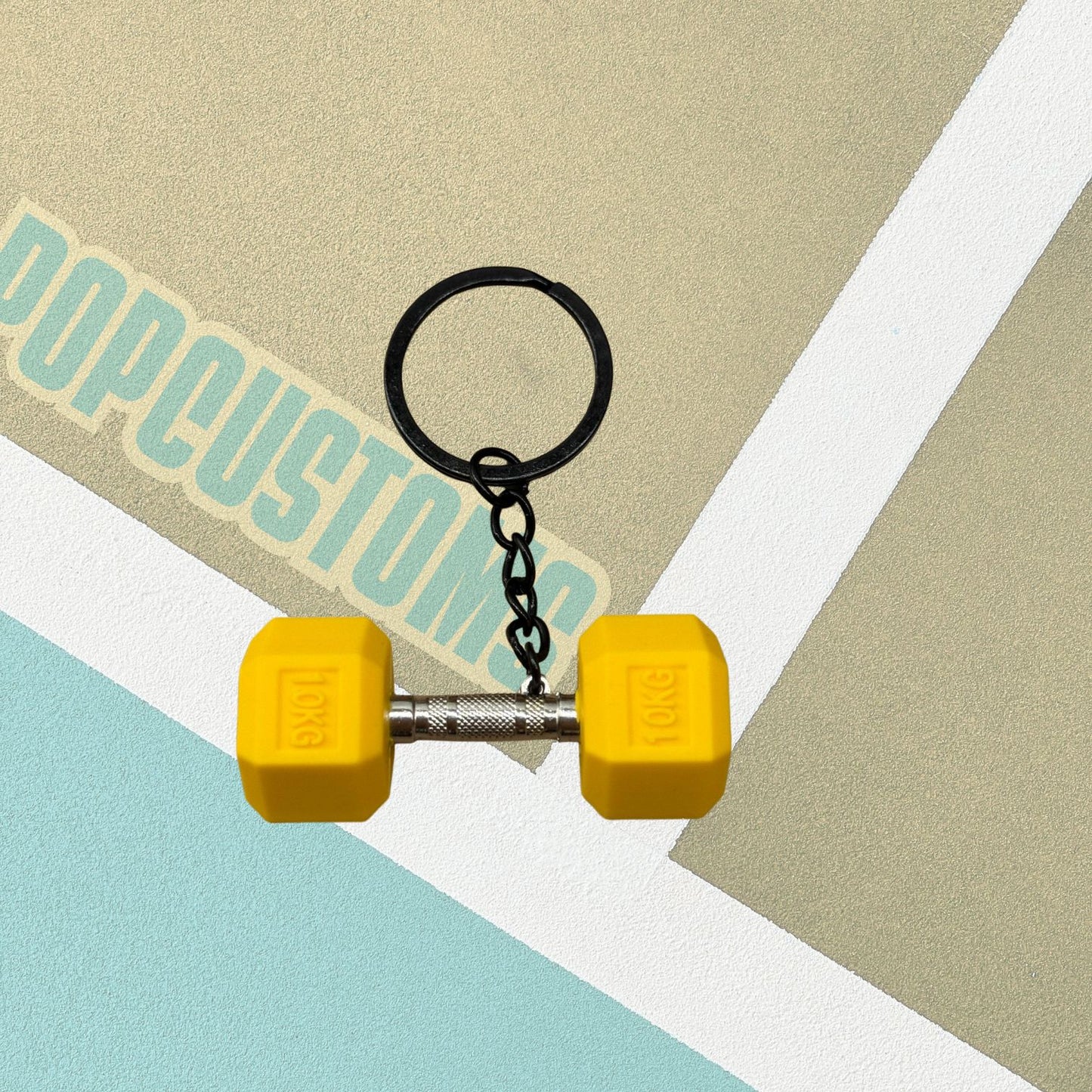 Dumbbell Keychain (Single)
