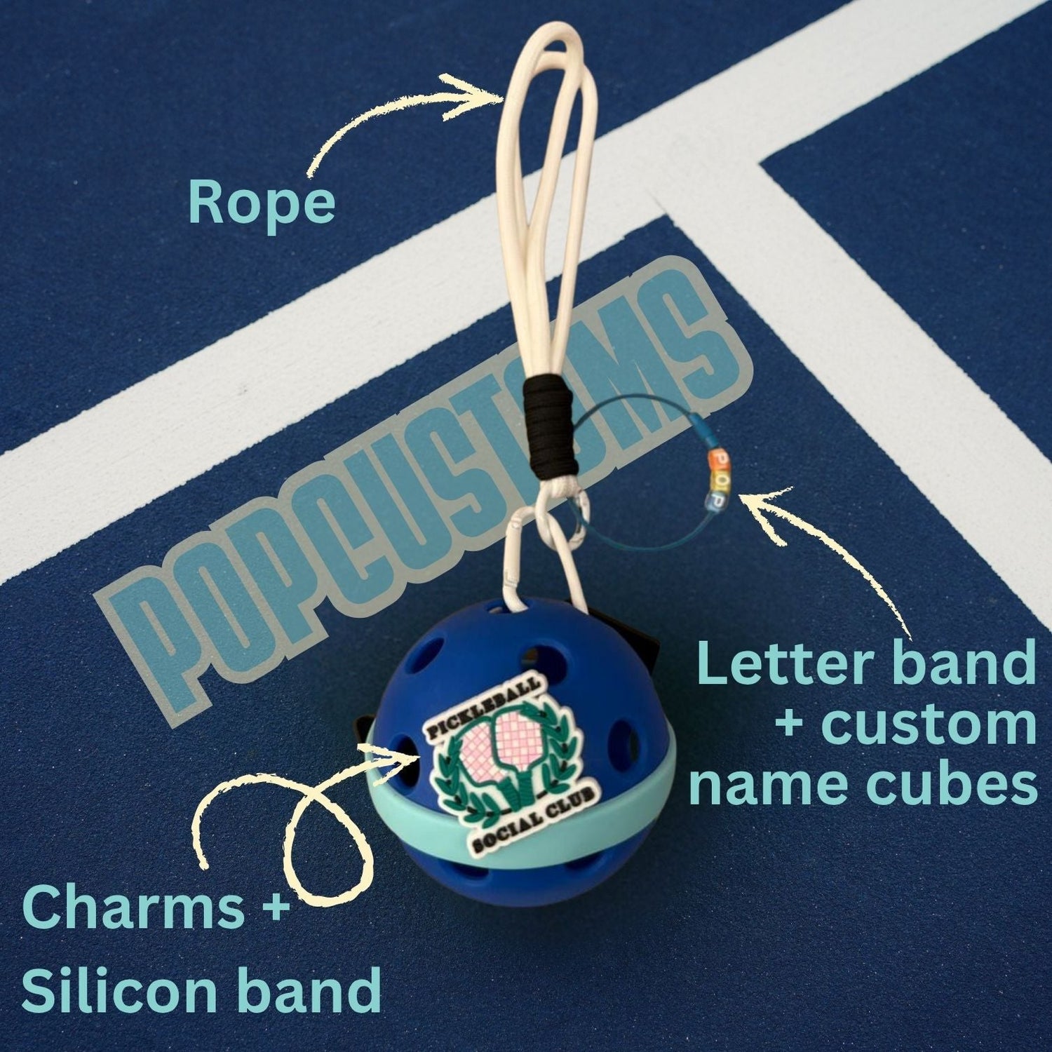 Pickleball Charm (Big)