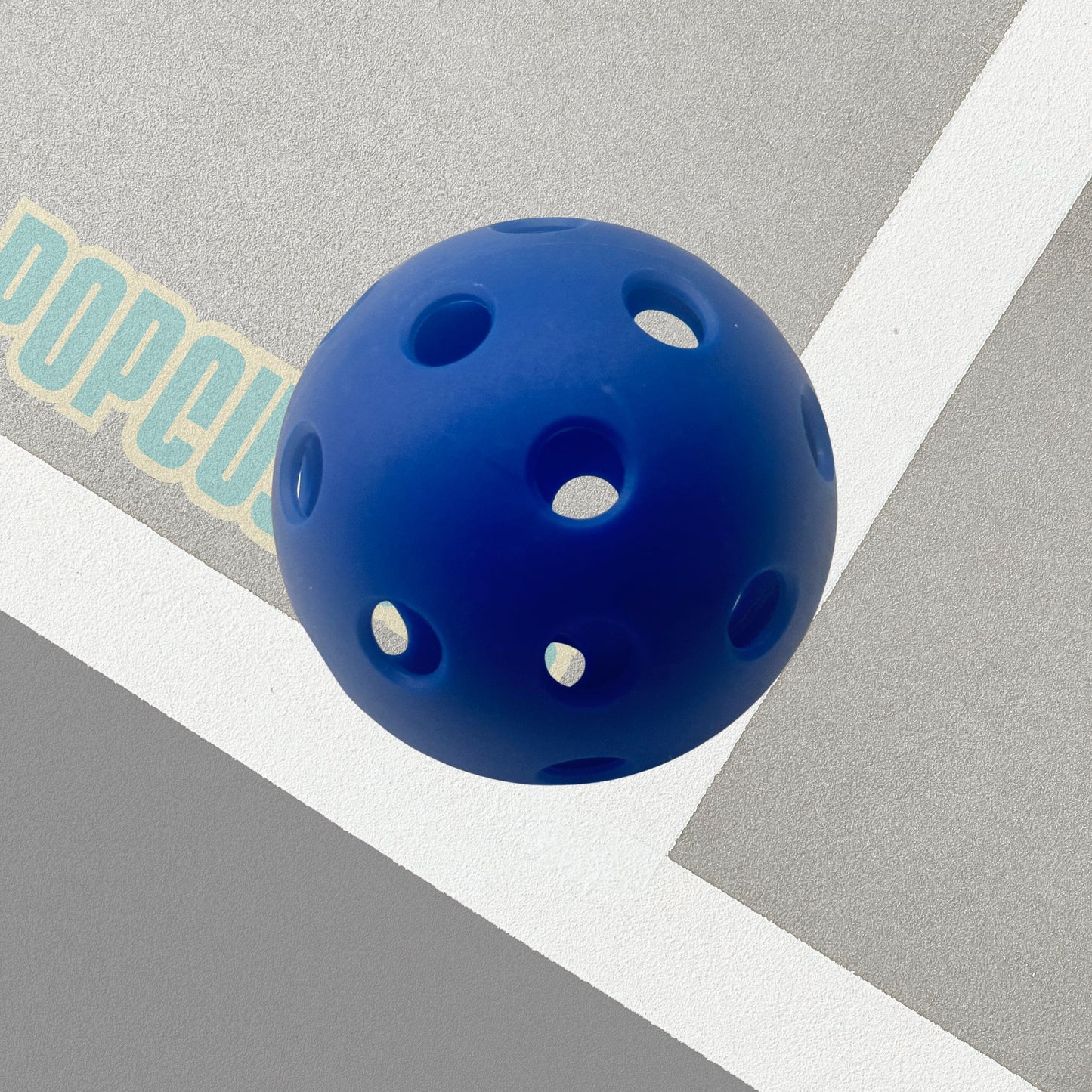 Pickleball Charm (Big) Blue