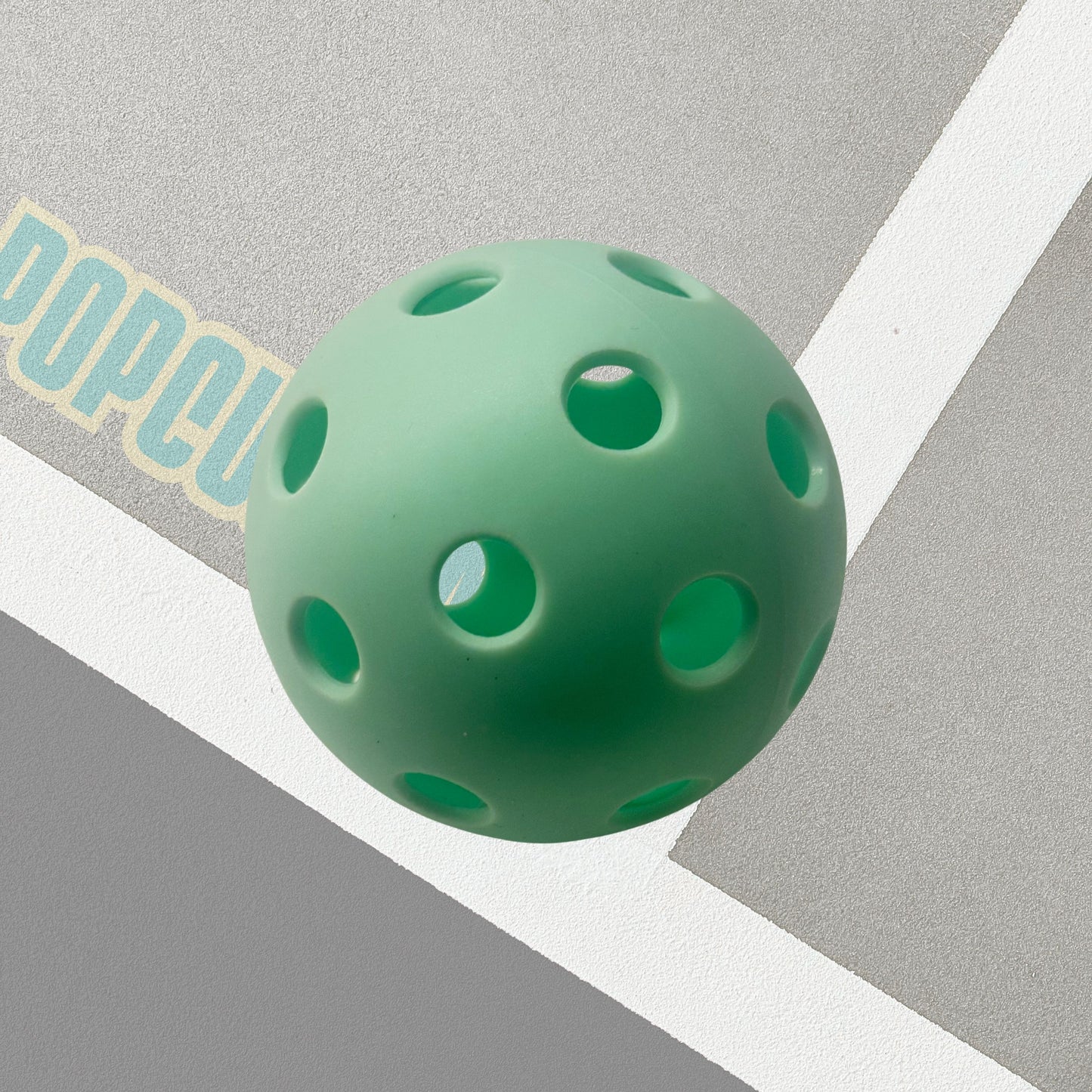 Pickleball Charm (Complete Set) Teal