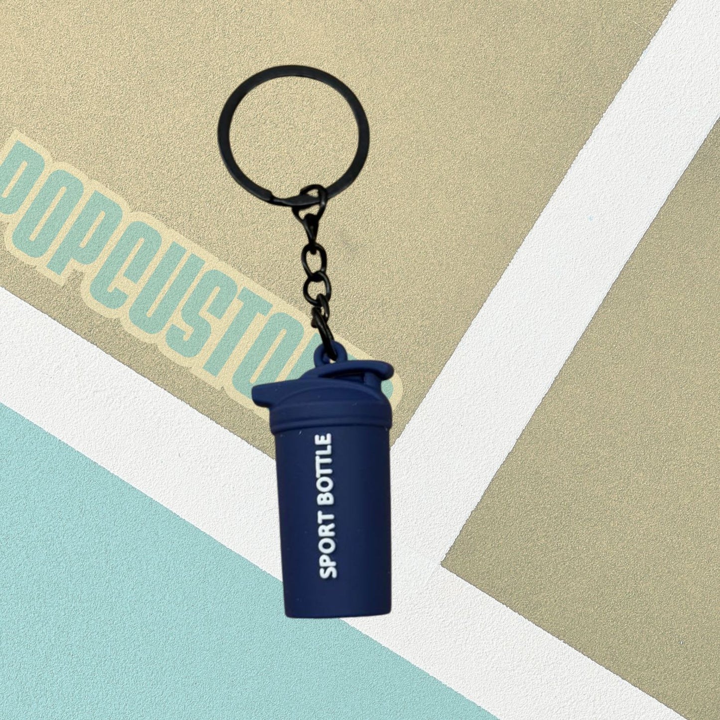 Gym Bottle Keychain (Set)