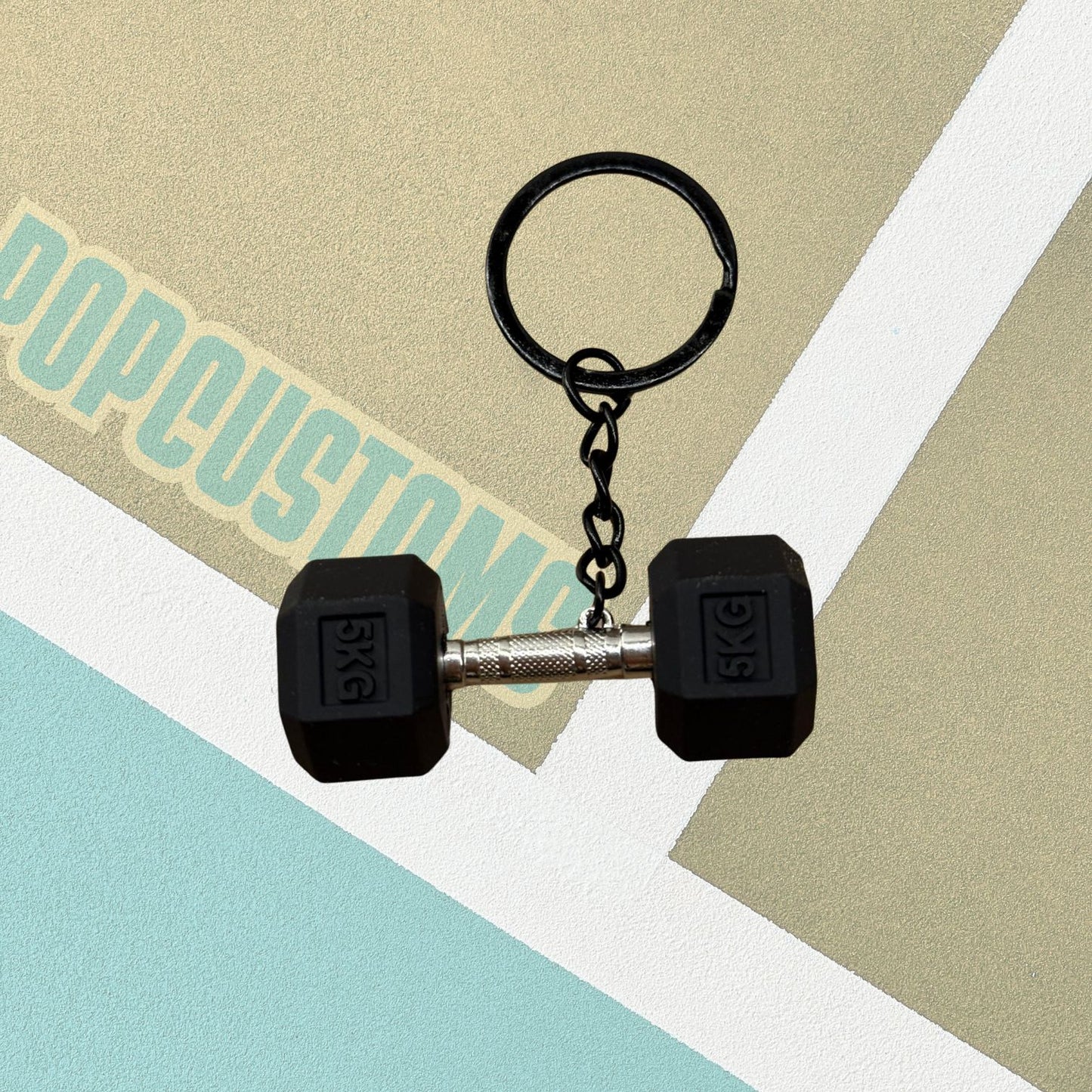 Dumbbell Keychain (Single)
