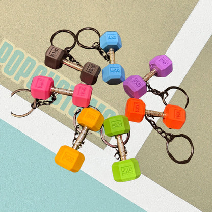 Dumbbell Keychain (Single)