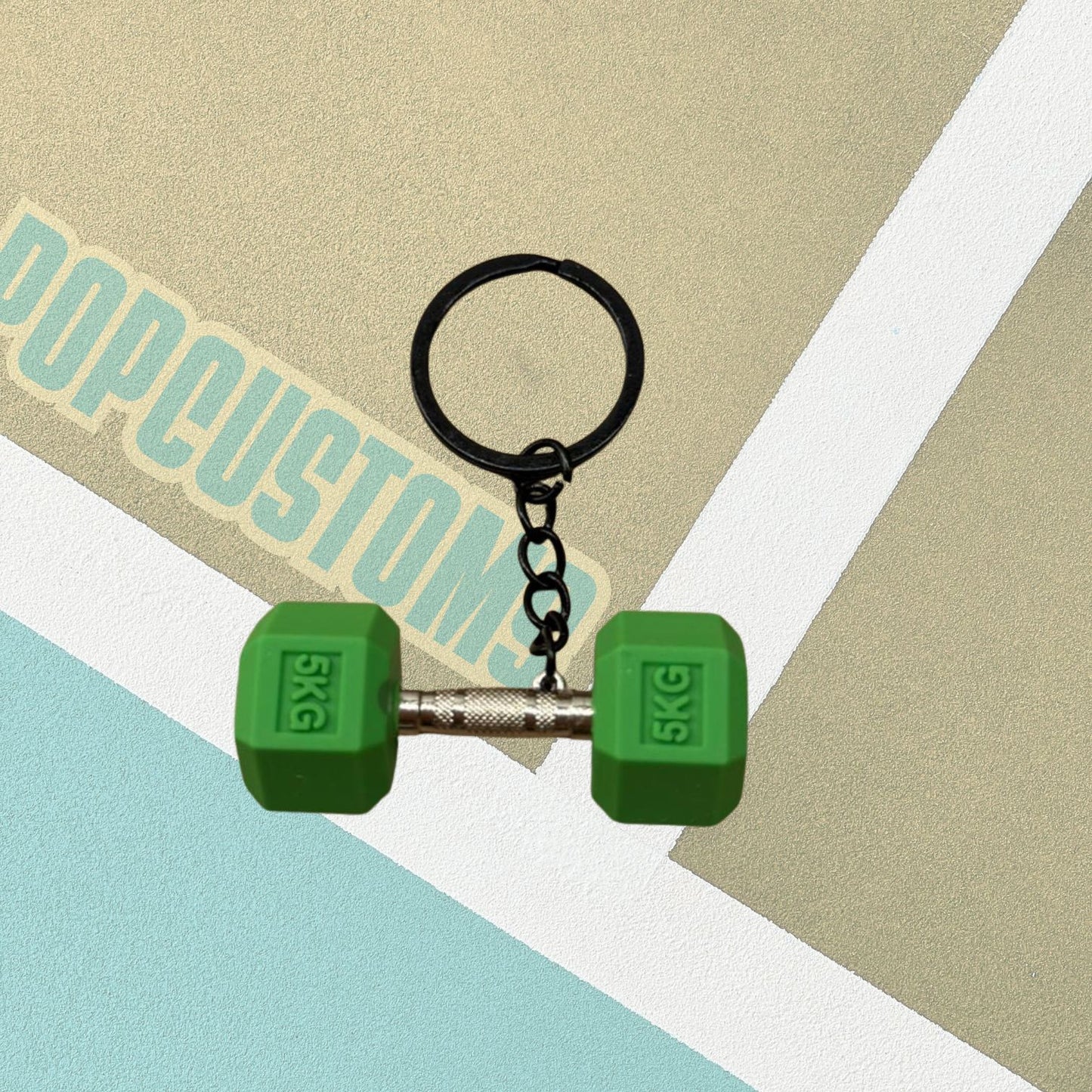 Dumbbell Keychain (Single)