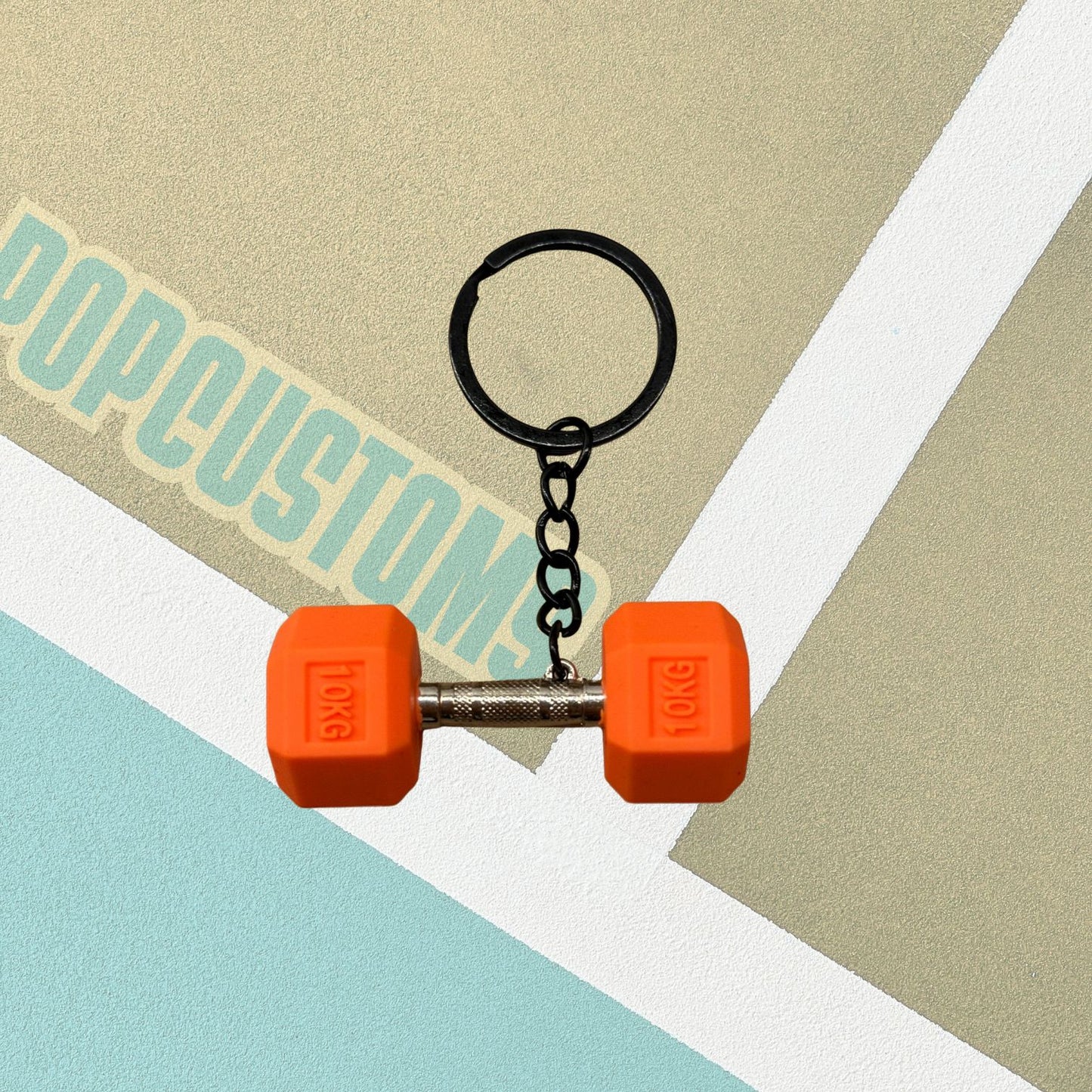Dumbbell Keychain (Single)