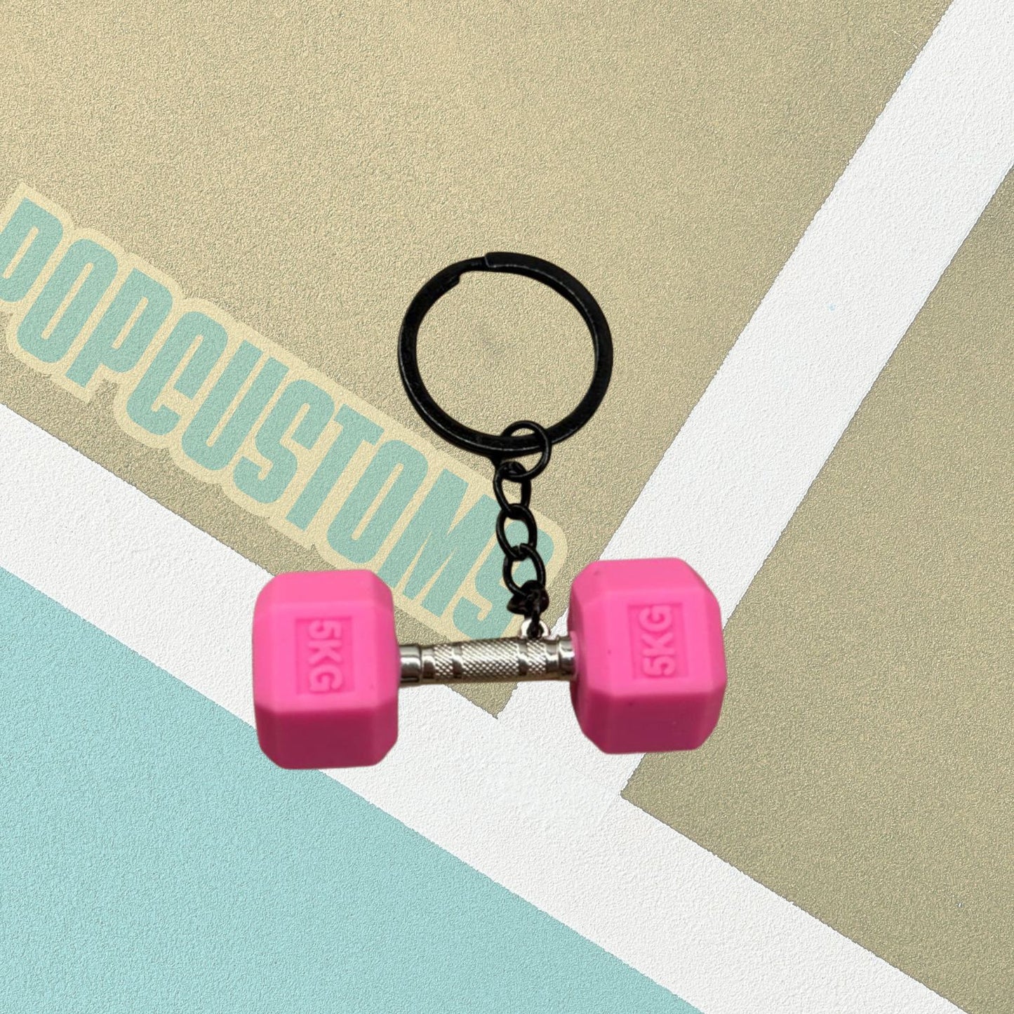 Dumbbell Keychain (Single)
