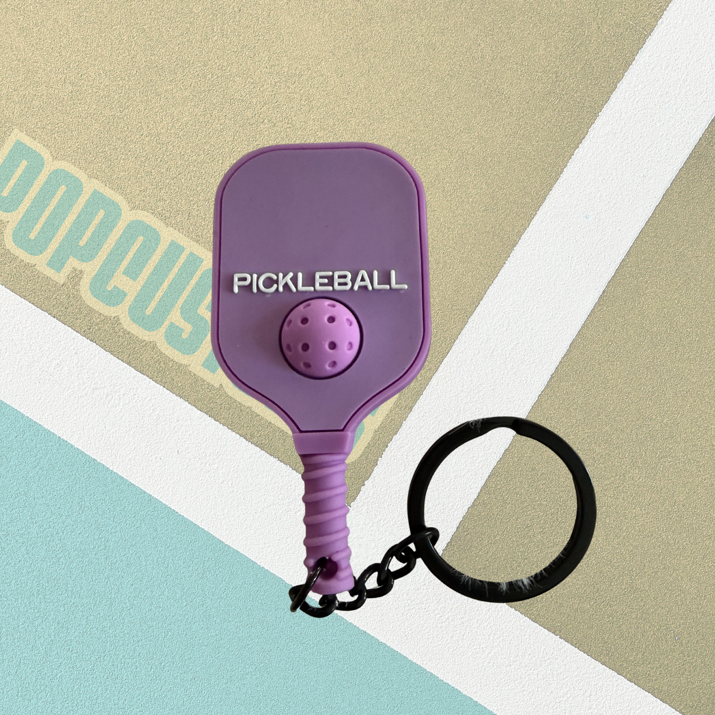 Pickleball Keychain (Single)