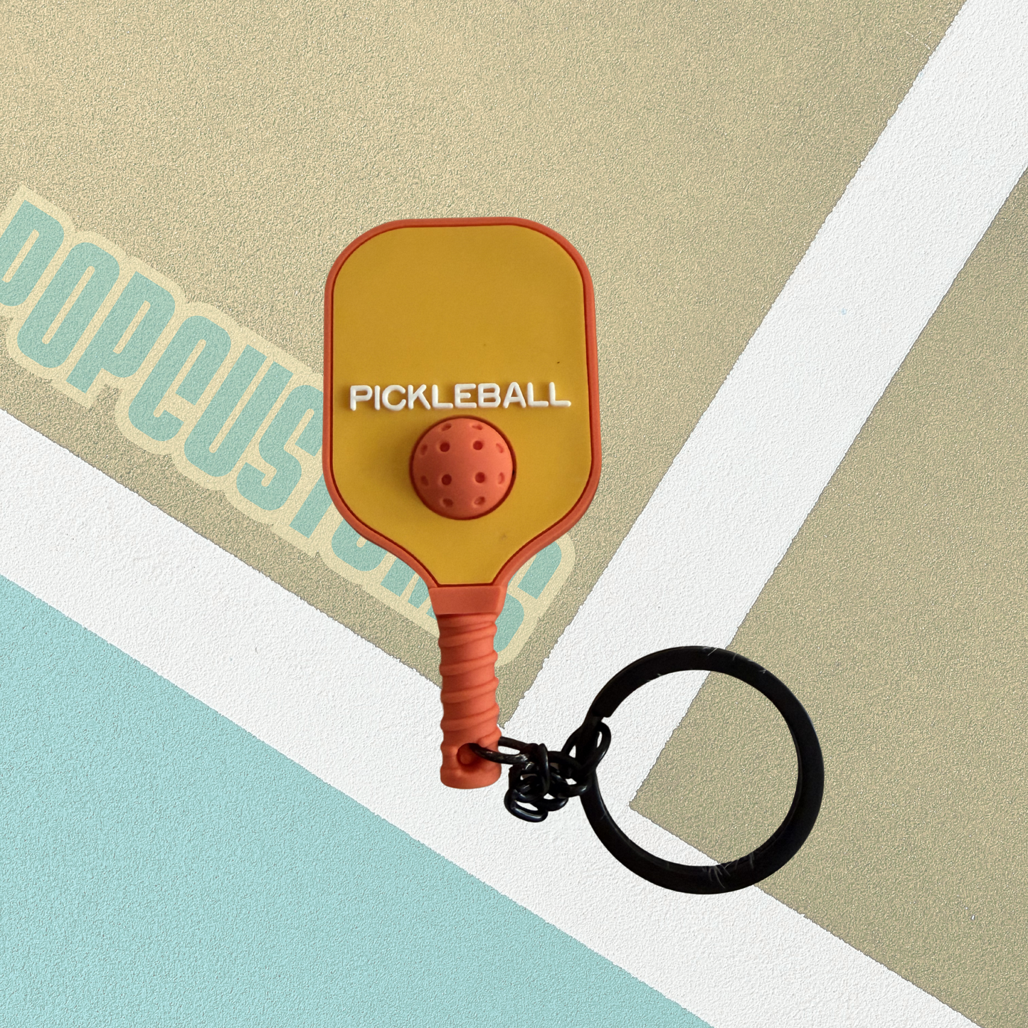 Pickleball Keychain (Single)