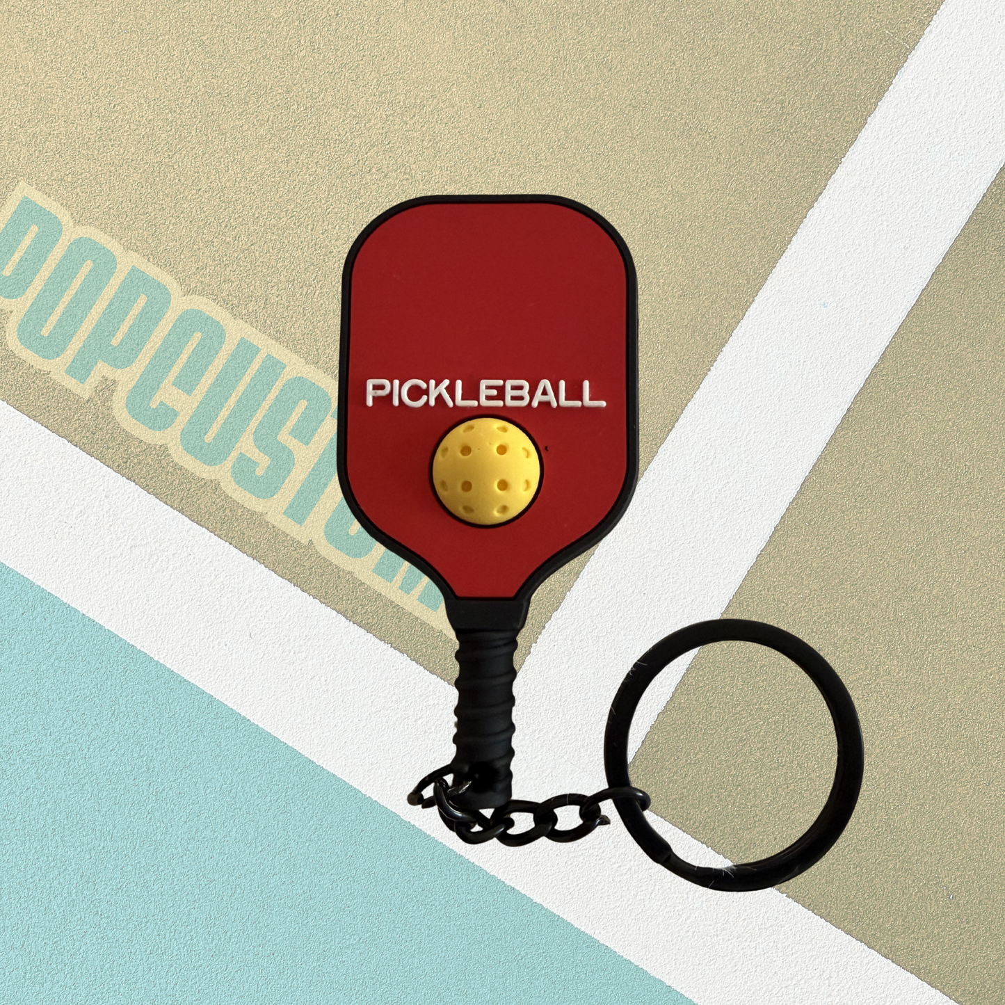 Pickleball Keychain (Single)