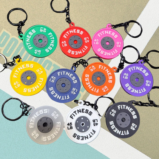 Weight Plate Keychain (Single)